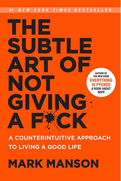 The Subtle Art of Not Giving a F*ck by Mark Manson Book Cover