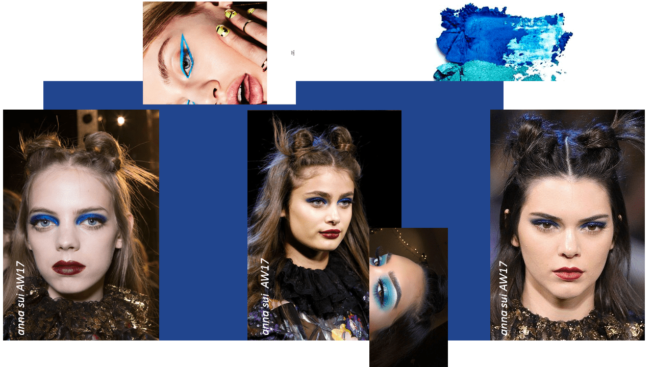 aw17 beauty trends vibrant cobalt blue eyes